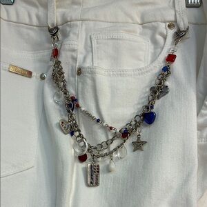 NWT Chico’s Patriotic Charm Bracelet for Pants